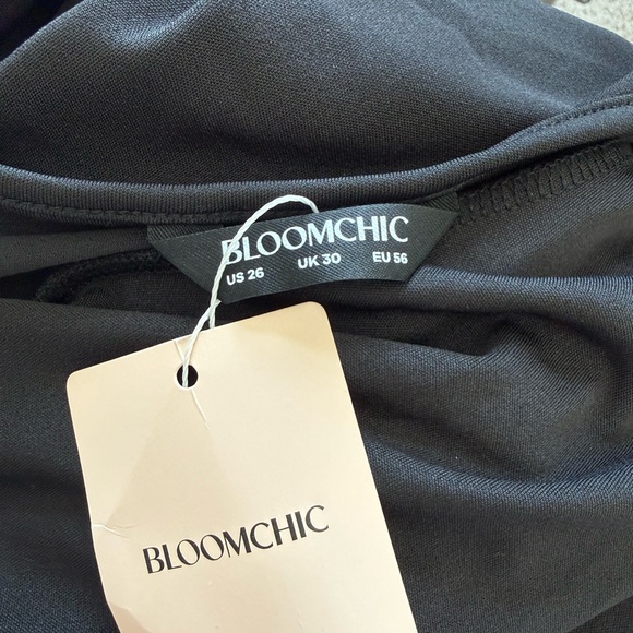 BloomChic Elegant Black and Gold Floral Dress - Picture 2 of 11